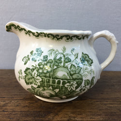 Masons Fruit Basket Green Milk Jug