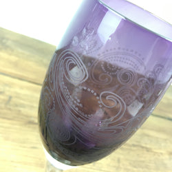 Denby Monsoon Cosmic White Wine Glass