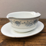 Noritake Blue Hill Sauce Dish & Stand