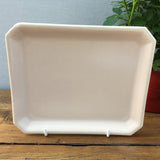 Poole Pottery Twintone Sepia & Mushroom Cheese Dish Base