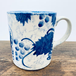 Poole Pottery Blue Vine Straight Sided Mug