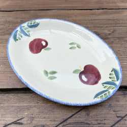 Poole Pottery Dorset Fruit Oval Tea Plate (Apples)