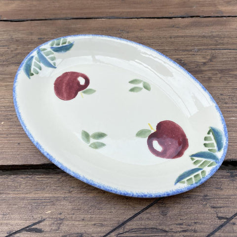 Poole Pottery Dorset Fruit Oval Tea Plate (Apples)