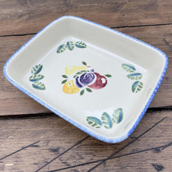Poole Pottery Dorset Fruit Oblong Roasting Dish (Mixed Fruit), 9.75"