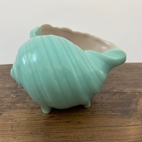 Poole Pottery Ice Green & Mushroom Winkle Shell (C96)