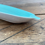 Poole Pottery Ice Green & Seagull Cucumber Dish, Small