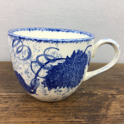 Poole Pottery Blue Leaf Tea Cup