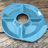 Poole Pottery Blue Moon Crudités & Dip Tray (Missing Centre)