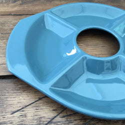 Poole Pottery Blue Moon Crudités Serving Dish