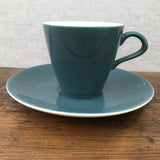 Poole Pottery Blue Moon Narrow Tea Cup & Saucer