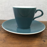 Poole Pottery Blue Moon Narrow Tea Cup & Saucer