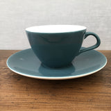 Poole Pottery Blue Moon Wide Tea Cup & Saucer Contour