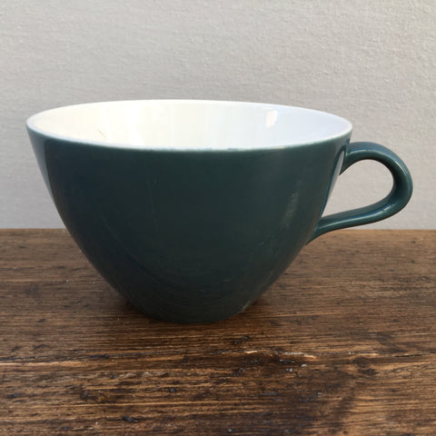 Poole Pottery Blue Moon Wide Breakfast Cup, Contour, Blue Handle