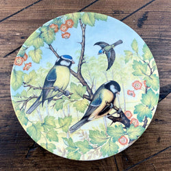 Poole Pottery Transfer Plate Garden Birds - Tits