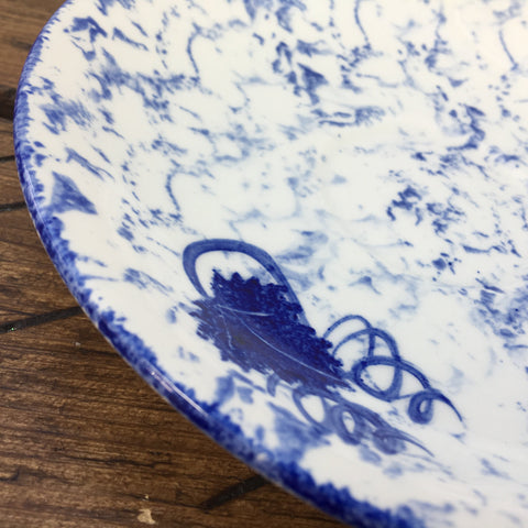 Poole Pottery Blue Vine Breakfast Saucer