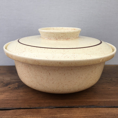 Poole Pottery Broadstone Covered Serving Dish, Rounded Base