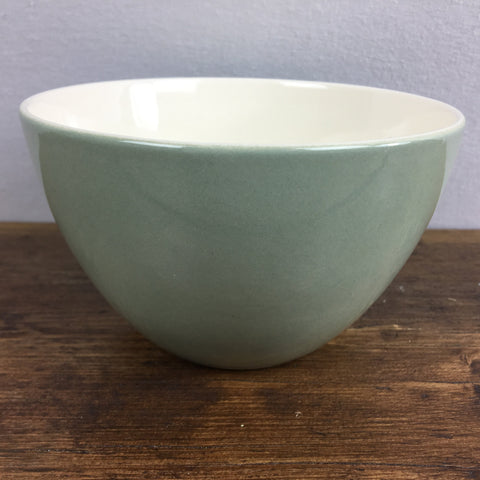 Poole Pottery Celadon Breakfast Sugar Bowl - Contour