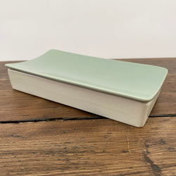 Poole Pottery Celadon Cigarette Box - RARE