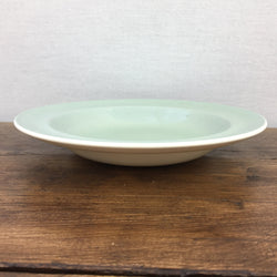 Poole Pottery Celadon Fruit Bowl, Rimmed