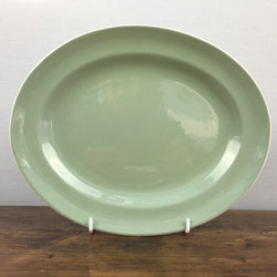 Poole Pottery Celadon Steak Plate