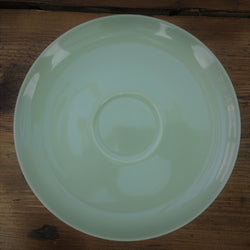 Poole Pottery Celadon Soup Cup Saucer