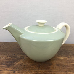 Poole Pottery Théière « Celadon » (Streamline), poignée blanche, 1 pinte