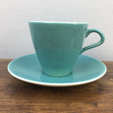 Poole Pottery Celeste Breakfast Cup & Saucer (Contour)