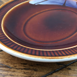 Poole Pottery Chestnut Gravy Saucer