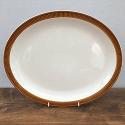 Poole Pottery Chestnut Oval Platter