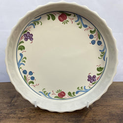 Poole Pottery Cranborne Flan Dish, 8"