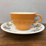 Poole Pottery Desert Song Tea Cup & Saucer (Contour)