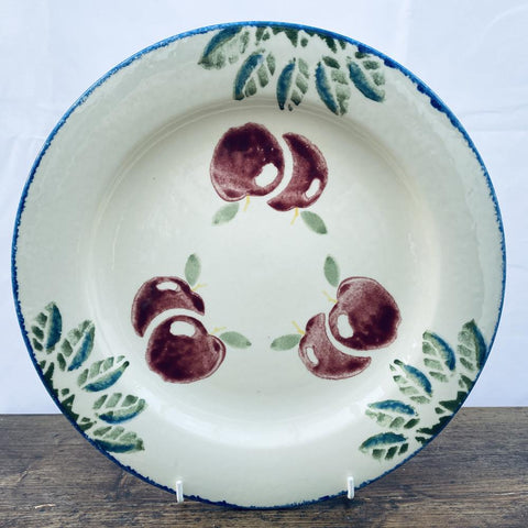 Poole Pottery "Dorset Fruit" Dinner Plate (Apples), 10.5"