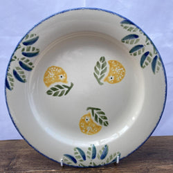 Poole Pottery Dorset Fruit Oranges Dinner Plate, 10.75"