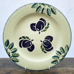 Poole Pottery Dorset Fruit Dinner Plate Plums, 10.75"