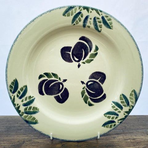 Poole Pottery Dorset Fruit Dinner Plate Plums, 10.75"
