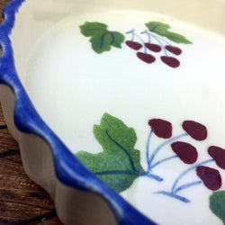 Poole Pottery Dorset Fruit Flan Dish 8" Cherries