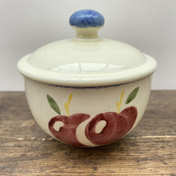 Poole Pottery Dorset Fruit Lidded Sugar Dish - Apples