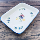 Poole Pottery Dorset Fruit Large Lasagne Dish - Mixed Fruit