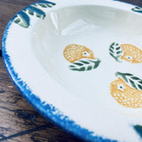 Poole Pottery Dorset Fruit Rimmed Bowl, Ornages