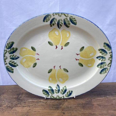 Poole Pottery Dorset Fruit Oval Platter (Pears)