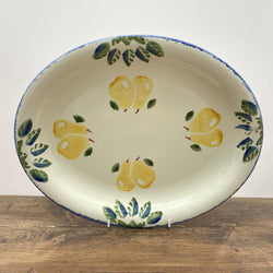 Poole Pottery Dorset Fruit Large Serving Platter, Pears