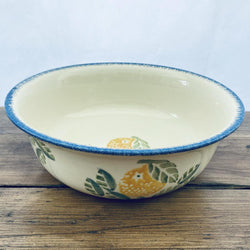 Poole Pottery Dorset Fruit Salad/Fruit Serving Bowl, 10" Oranges