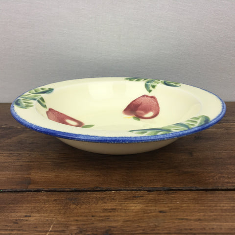 Poole Pottery Dorset Fruits Rimmed Cereal Bowl, 7.25" Apples