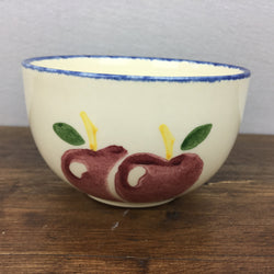 Poole Pottery Large Sugar Bowl on Dorset Fruits (Apple)