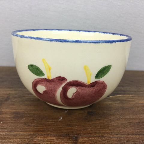 Poole Pottery Large Sugar Bowl on Dorset Fruits (Apple)