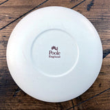 Poole Pottery Transfer Plate Garden Birds - Chaffinch, Bullfinch, Green Finch