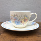 Poole Pottery Fleur Tea Cup & Saucer