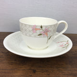 Poole Pottery Freesia Coffee Cup & Saucer