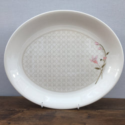 Poole Pottery Freesia 12" Oval Platter / Steak Plate