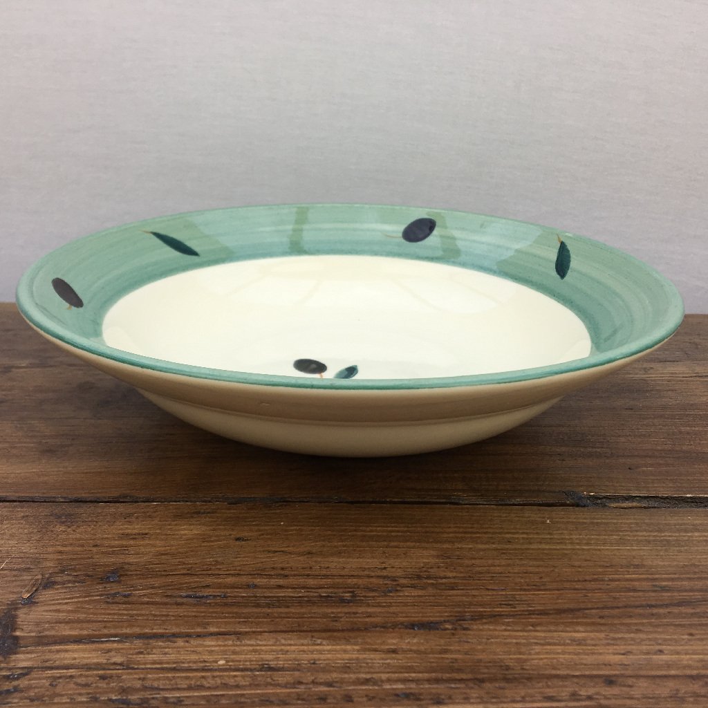 Poole Pottery "Fresco" Pasta Bowl (Green) MrPottery